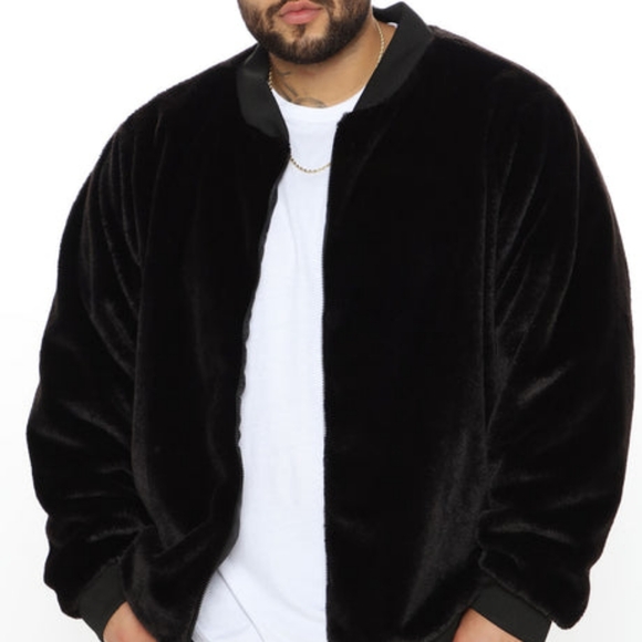 Fashion Nova Other - Faux Fur Bomber (Men's XXL)